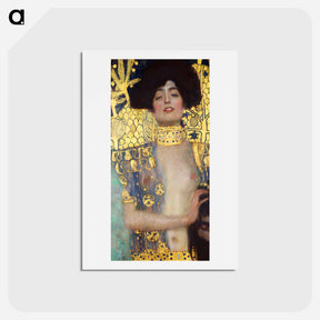 アートポストカード-Judith and the Head of Holofernes - グスタフ クリムト Postcard.