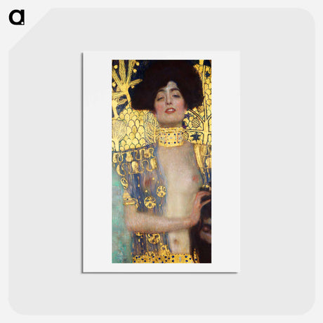 アートポストカード-Judith and the Head of Holofernes - グスタフ クリムト Postcard.