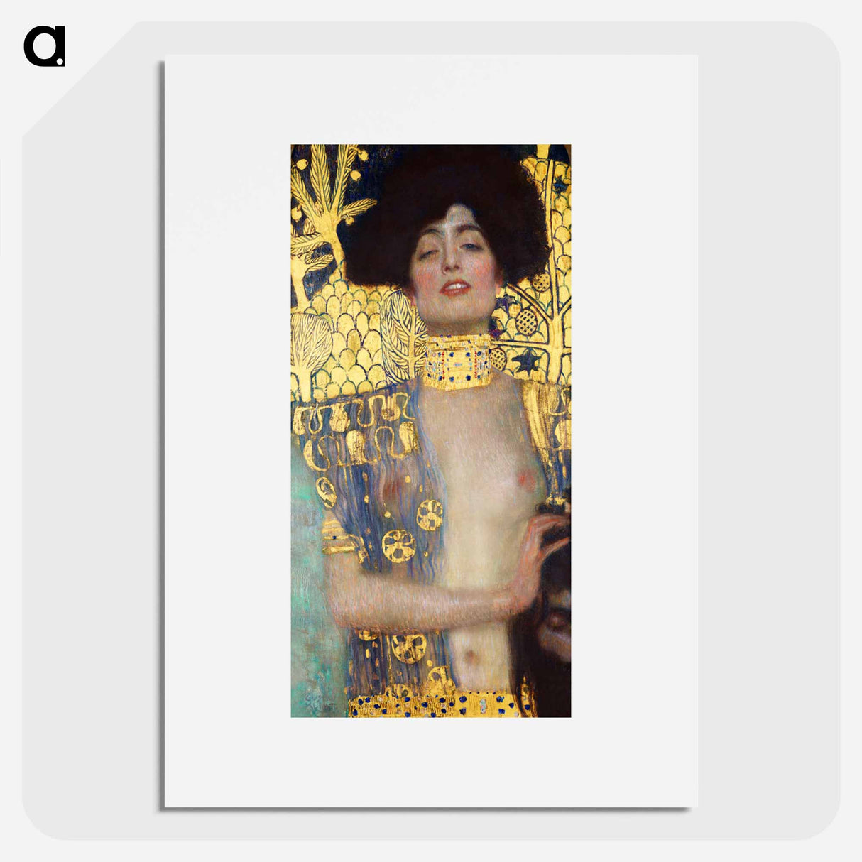 Judith and the Head of Holofernes - Gustav Klimt Poster.