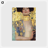 アートポストカード-Judith and the Head of Holofernes - グスタフ クリムト Postcard.