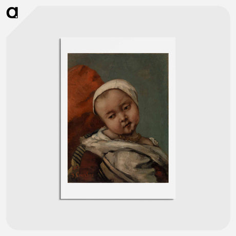 アートポストカード-ブラウン - ギュスターヴ クールベ Postcard.