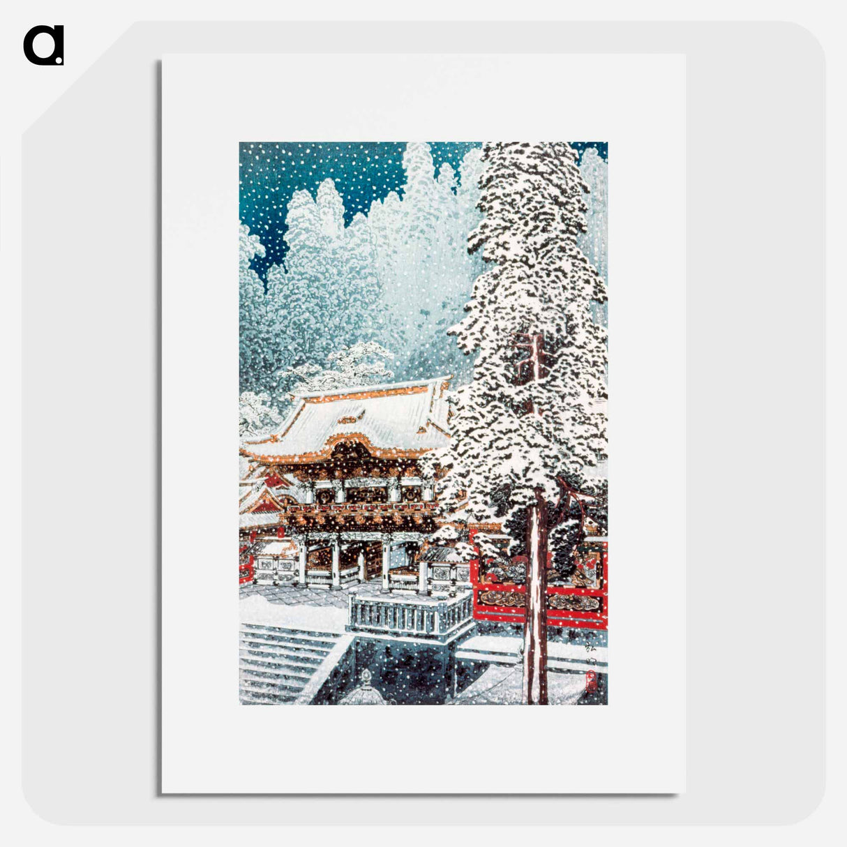 The Yōmei Gate at Nikkō - Hiroaki Takahashi Poster.