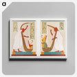 アートパネル-Bards of Ramses III
 - エジプト美術史 Canvas.