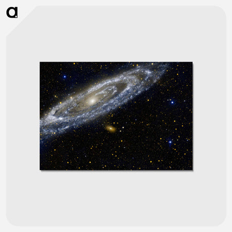 アートポストカード-Andromeda Galaxy
 - ハッブル画像 Postcard.