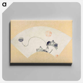 アートパネル-Water Plant
 - 伊藤若冲 Canvas.