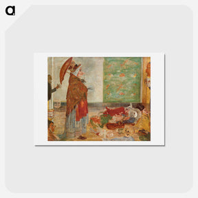 アートポストカード-The Astonishment of the Mask Wouse - ジェームズ アンソール Postcard.