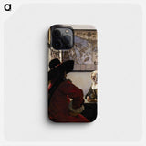 Officer and Laughing Girl - Johannes Vermeer Phone Case.