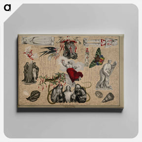 アートパネル-Victorian Blood Book
 - ジョン ビングリー ガーランド Canvas.