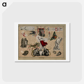 アートポストカード-Victorian Blood Book
 - ジョン ビングリー ガーランド Postcard.