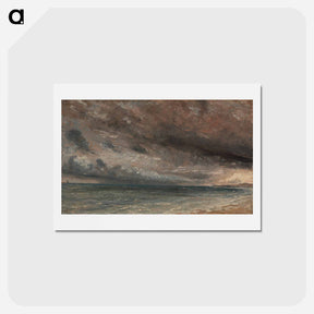 アートポストカード-Stormy Sea, Brighton
 - ジョン コンスタブル Postcard.