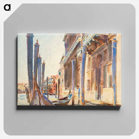 アートパネル-Gondola Moorings on the Grand Canal - ジョン シンガー サージェント Canvas.