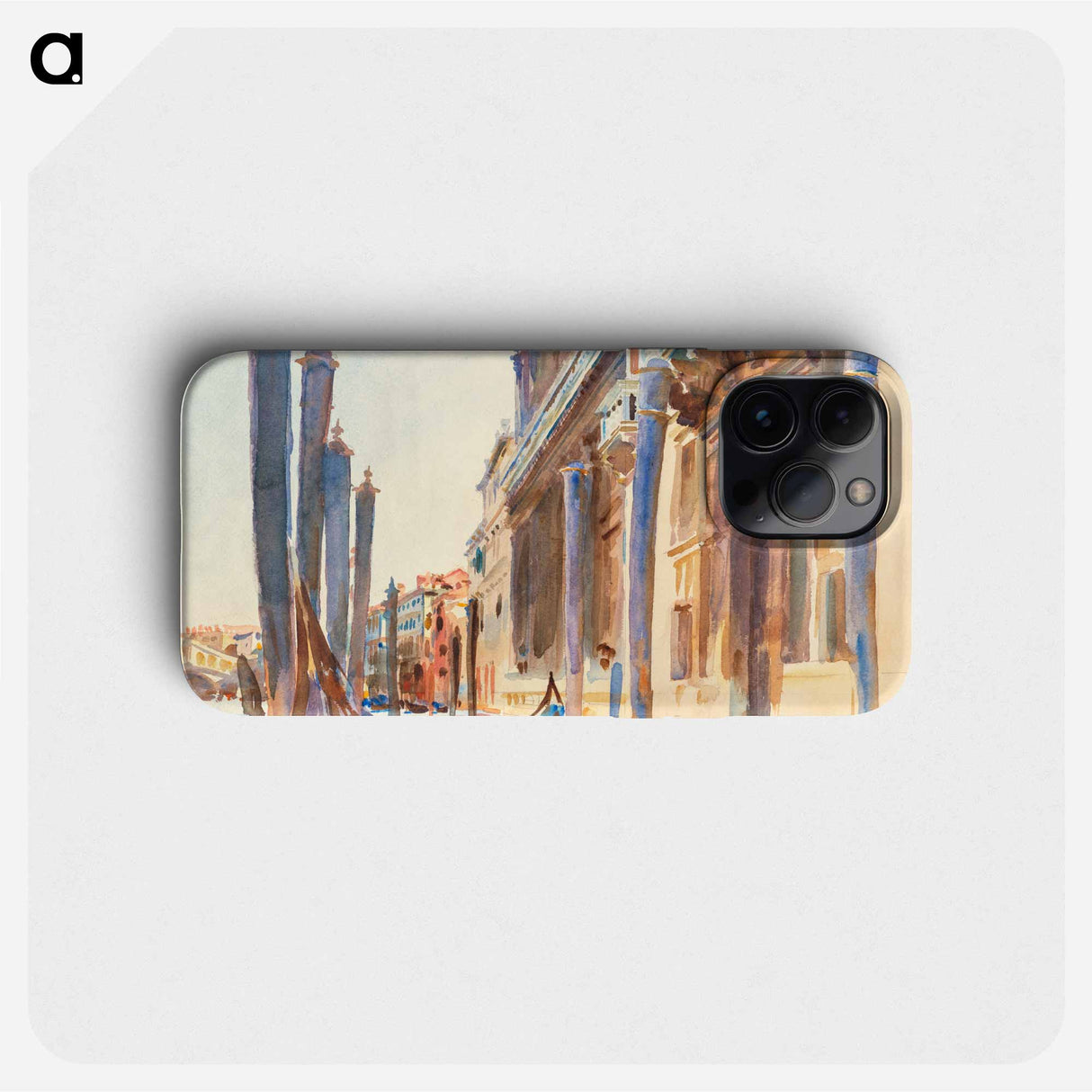 Gondola Moorings on the Grand Canal - ジョン シンガー サージェント Phone Case.