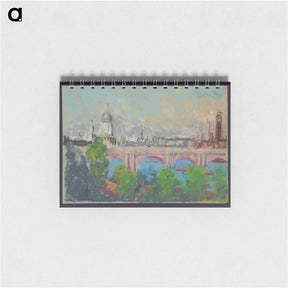 アートメモ帳-London over Waterloo Bridge
 - ジョセフ ペネル Memo.