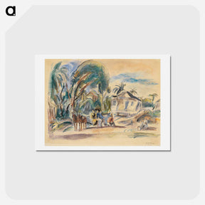 アートポストカード-Landscape, Houses and Trees
 - ジュール パスキン Postcard.