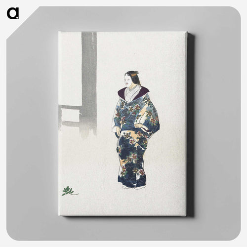 友永の能楽師 - 月岡 耕漁 Canvas.