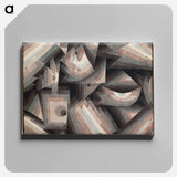 アートパネル-Crystal Gradation
 - バーゼル美術館 Canvas.