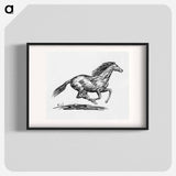 Galloping horse - Leo Gerstel Poster.