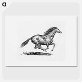 Galloping horse - Leo Gerstel Poster.
