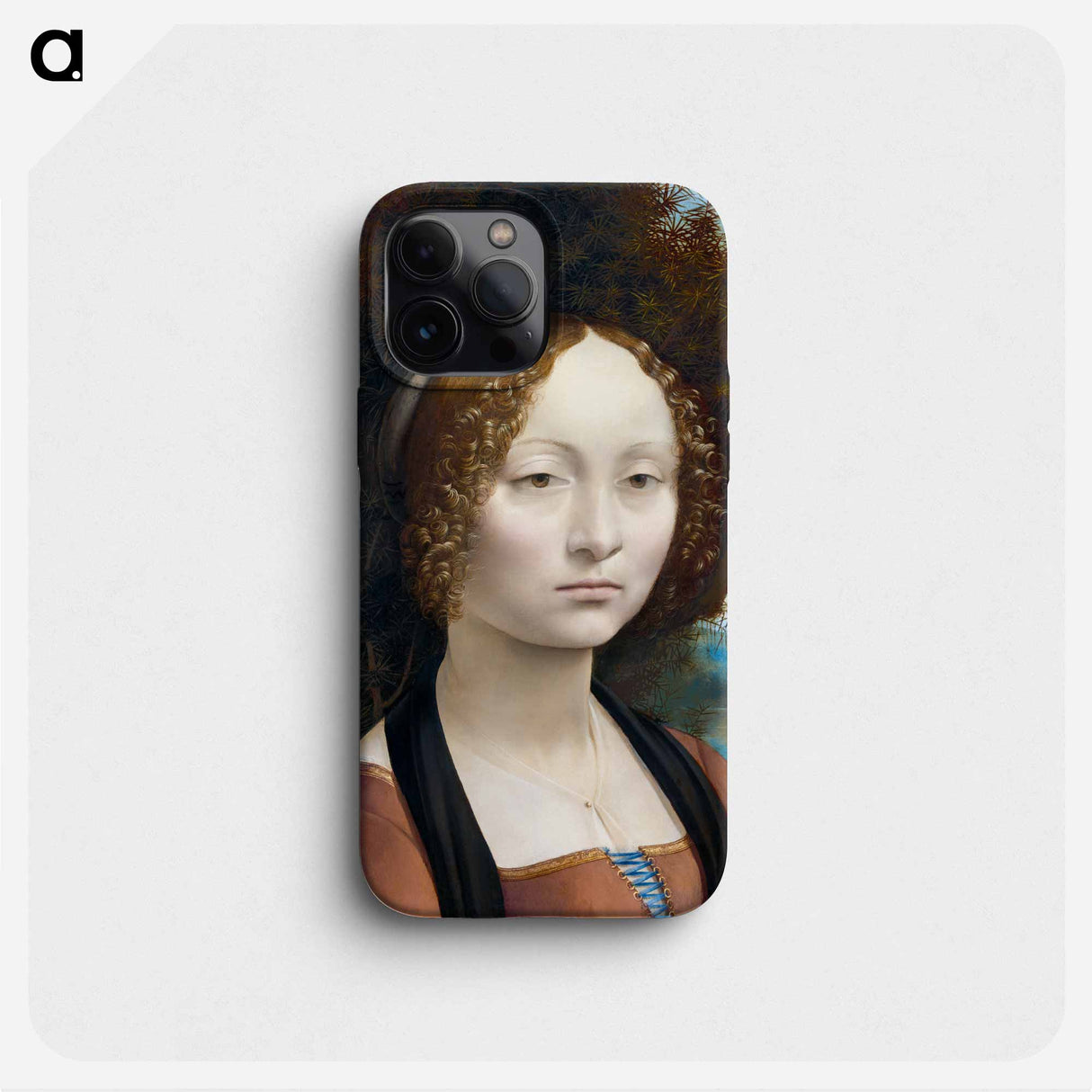 Ginevra de' Benci - レオナルド ダ ヴィンチ Phone Case.