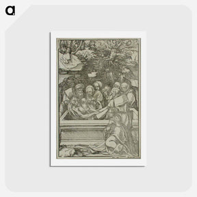 アートポストカード-Hautaan laskeminen
 - ルーカス クラナッハ Postcard.