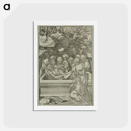 アートポストカード-Hautaan laskeminen
 - ルーカス クラナッハ Postcard.