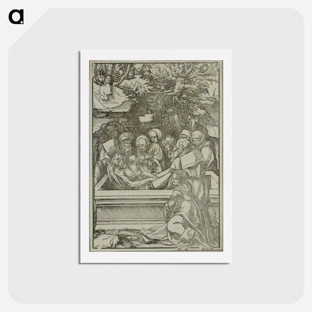 アートポストカード-Hautaan laskeminen
 - ルーカス クラナッハ Postcard.