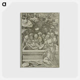 アートポストカード-Hautaan laskeminen
 - ルーカス クラナッハ Postcard.