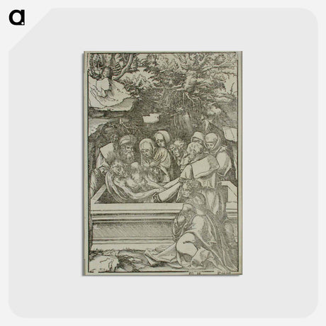 アートポストカード-Hautaan laskeminen
 - ルーカス クラナッハ Postcard.