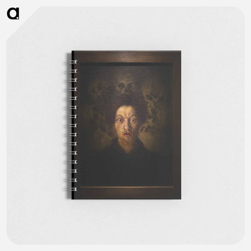 Luigi russolo, autoritratto con teschi, 1908 (museo 900 milano) 01 - ルイージ ルッソロ Memo.