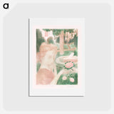 アートポストカード-The Morning Bouquet, Tears - モーリス ドニ Postcard.