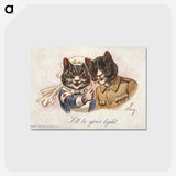 アートポストカード-"I'll be your light"
 - 国立医学図書館 Postcard.