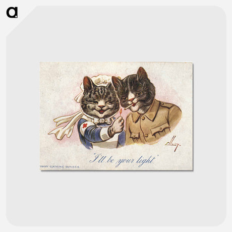 アートポストカード-"I'll be your light"
 - 国立医学図書館 Postcard.