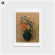 アートポストカード-Wildflowers - オディロン ルドン Postcard.