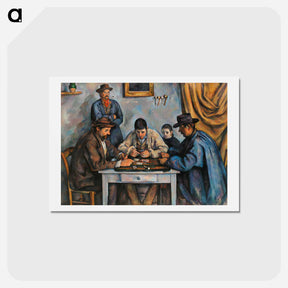 アートポストカード-Still Life with Skull - ポール セザンヌ Postcard.