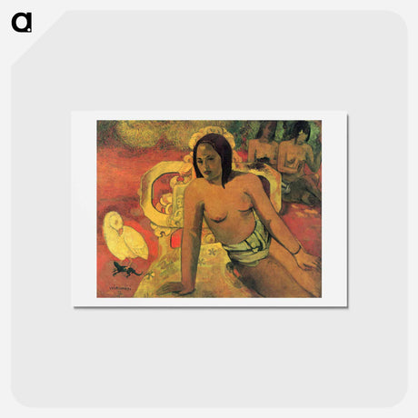 アートポストカード-Vairumati - ポール ゴーギャン Postcard.