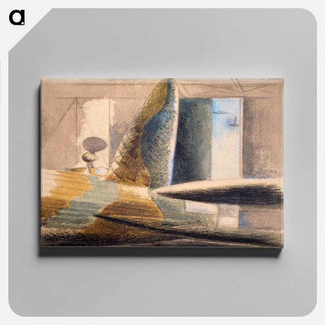 アートパネル-Bomber Lair–Egg and Fin - ポール ナッシュ Canvas.