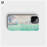 At Flushing - Paul Signac Phone Case.