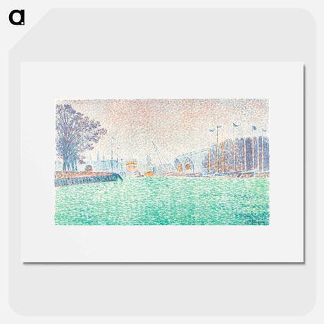 アートポスター-At Flushing - ポール シニャック Poster.