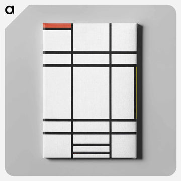 Composition in White, Red, and Yellow - ピエト モンドリアン Canvas.