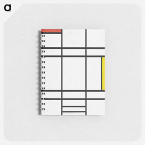 アートメモ帳-Composition in White, Red, and Yellow - ピエト モンドリアン Memo.