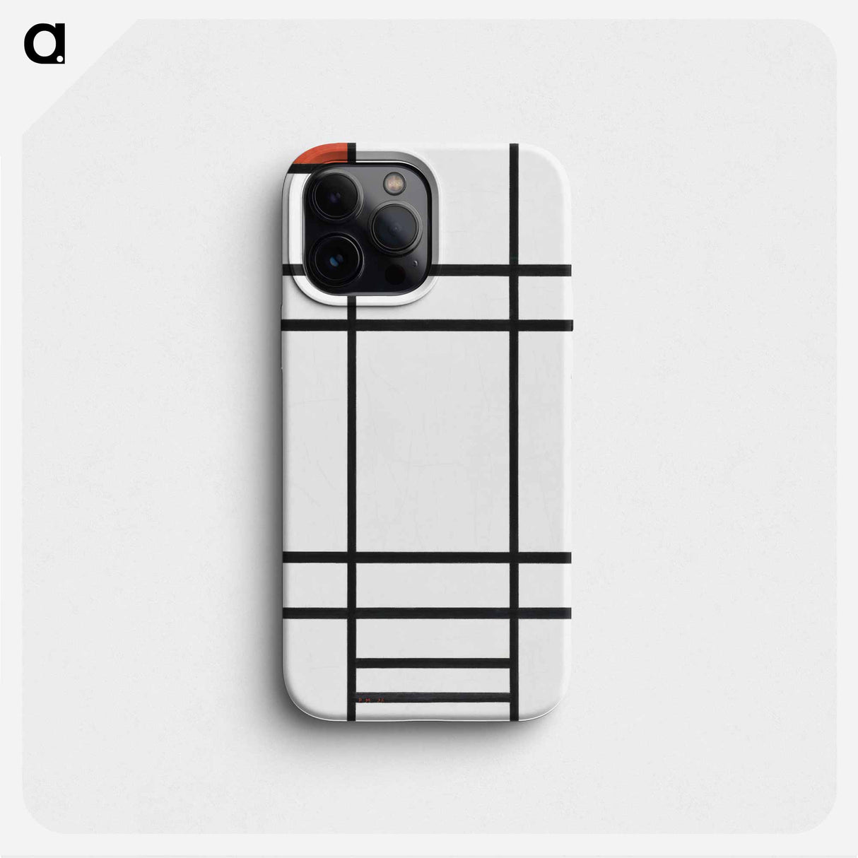 Composition in White, Red, and Yellow - Piet Mondrian Phone Case.