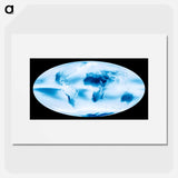 アートポスター-Composite Cloud Cover of Earth
 - 地球 Poster.