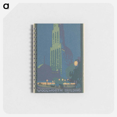 アートメモ帳-Woolworth Building June Night
 - レイチェル ロビンソン エルマー Memo.