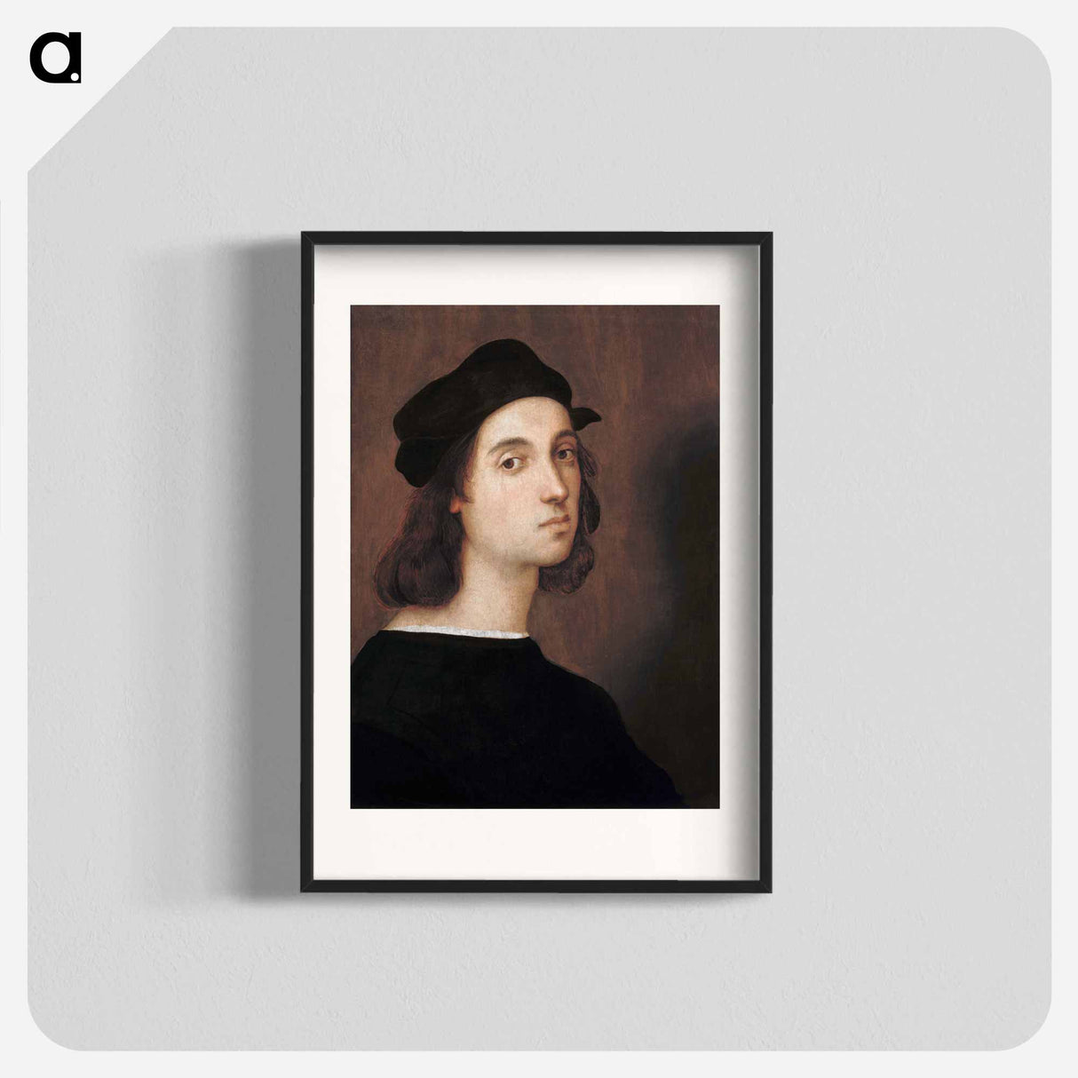 Raphael's Self-portrait - ラファエロ サンティ Poster.