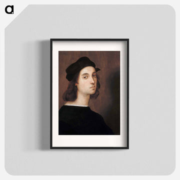 Raphael's Self-portrait - ラファエロ サンティ Poster.