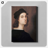 Raphael's Self-portrait - ラファエロ サンティ Canvas.