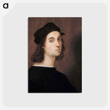 アートポストカード-Raphael's Self-portrait - ラファエロ サンティ Postcard.