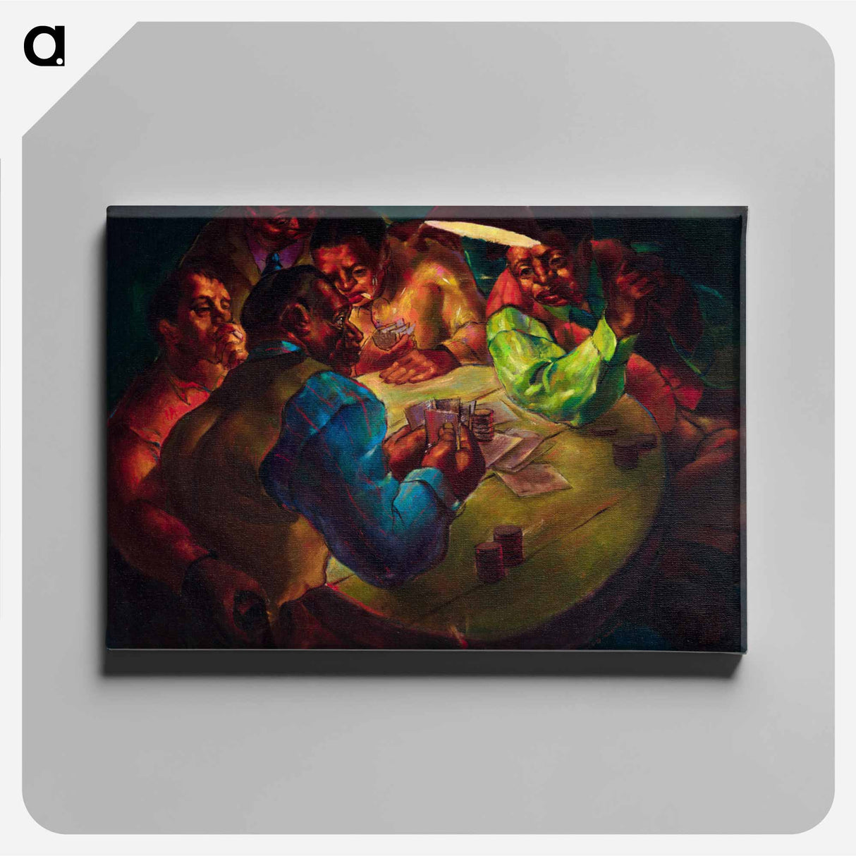 アートパネル-Card Players
 - セントルイス美術館 Canvas.