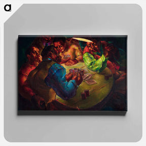 アートパネル-Card Players
 - セントルイス美術館 Canvas.