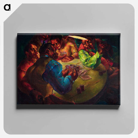 アートパネル-Card Players
 - セントルイス美術館 Canvas.